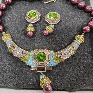 Lavish Layers necklace & earring set